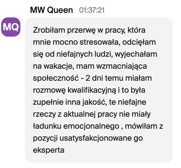 Opinia Zmiany po Identity Shift