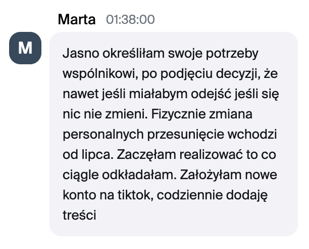 Opinia Zmiany po Identity Shift